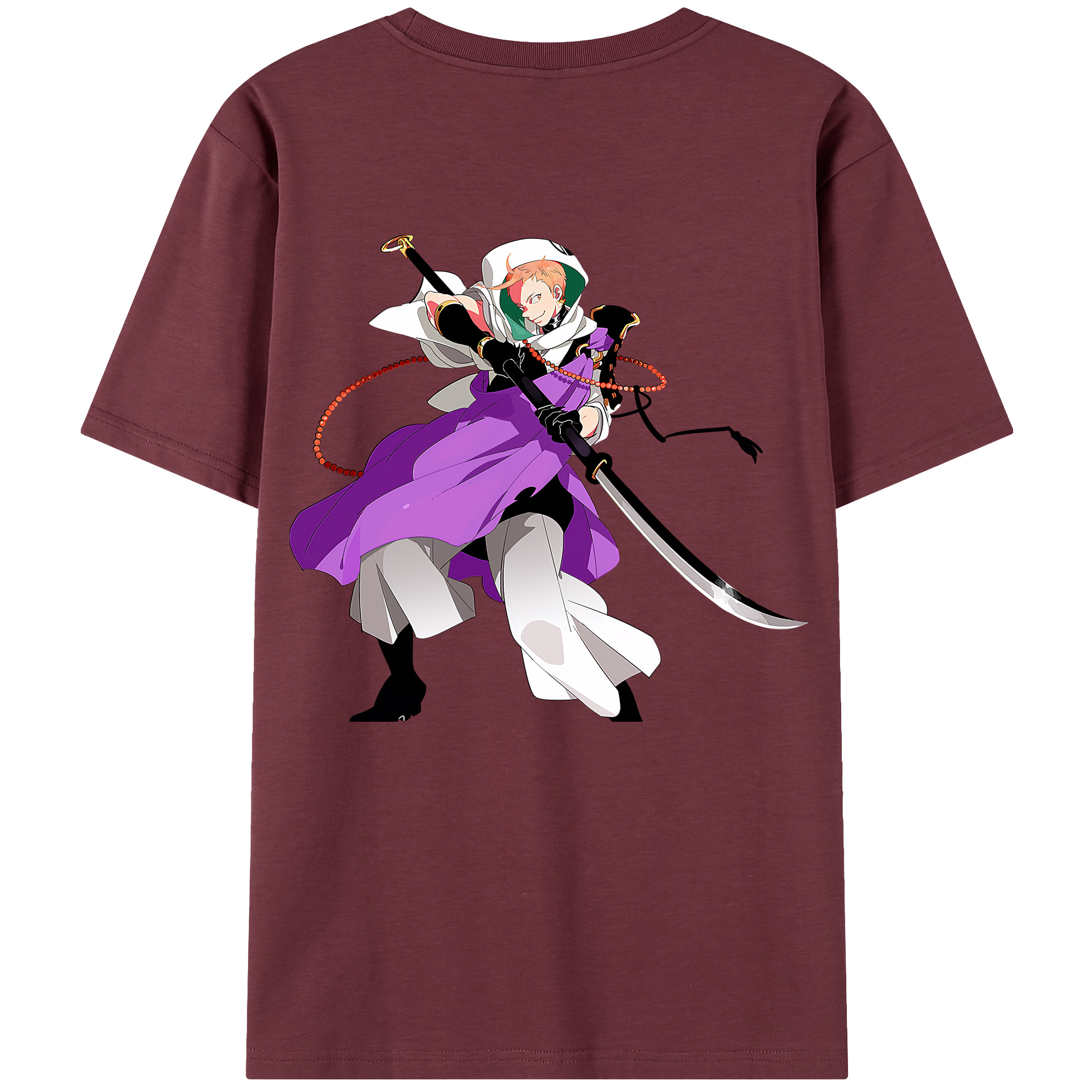 （画像用） 刀剣乱舞 Touken Ranbu 綿100％半袖Tシャツ（背面プリント）